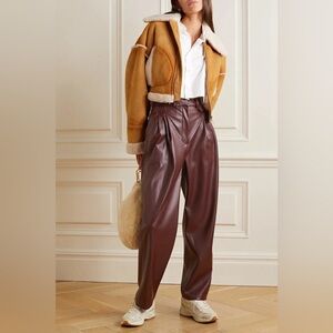 THE FRANKIE SHOP Pernille faux leather pants